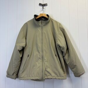 Vintage Lands End Womens Gorpcore Utility Squall Jacket Size 18 Fleece Lined